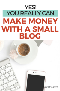 Looking for small blog tips on how to make an income blogging? Here are several ways to make money blogging - even if you have just a small blog! It really IS possible to make a living blogging - click to find out how!